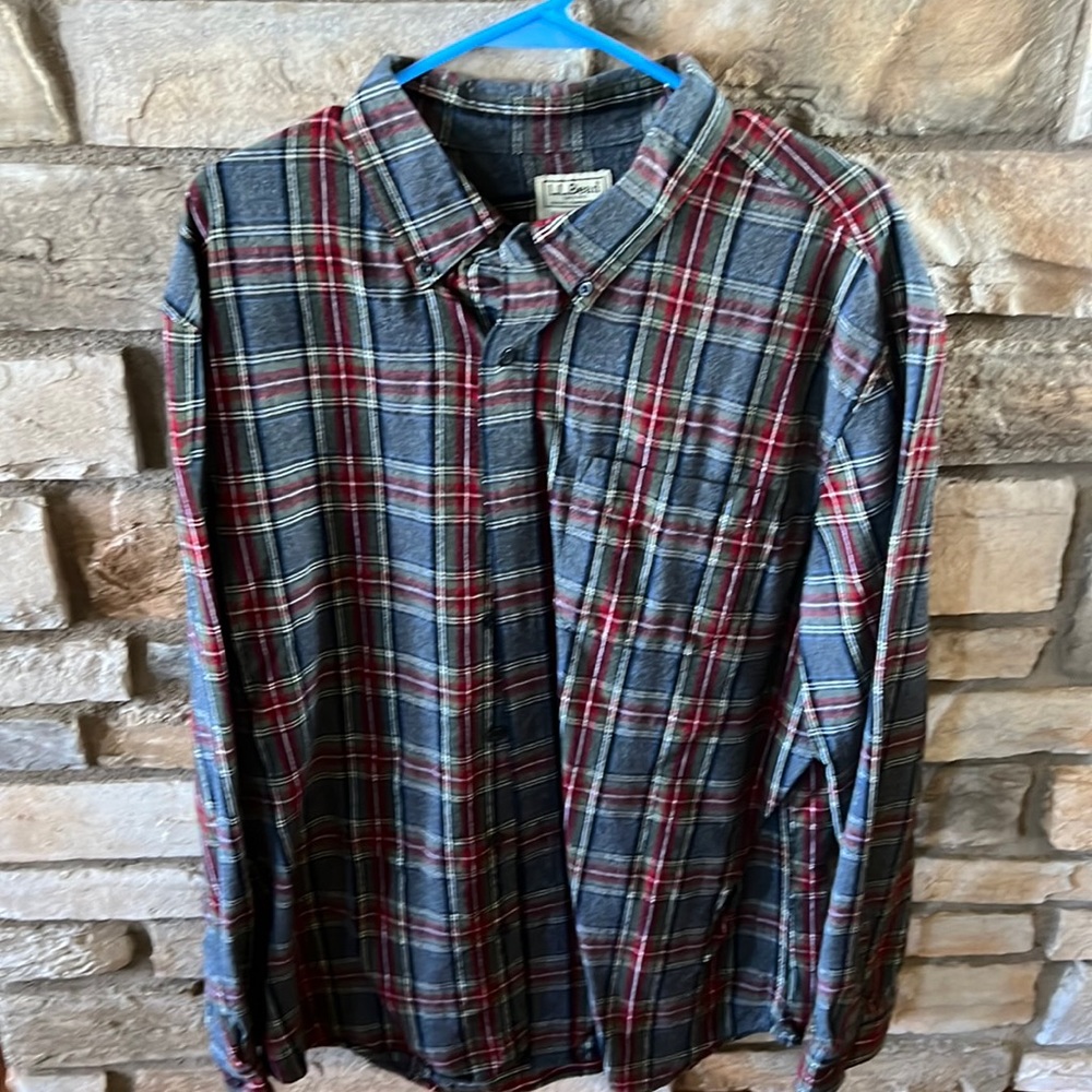 LL bean flannel XL